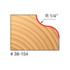 Ogee 1/4  R X 1-1/2 D X 1/4 SH.