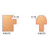 Divided Lite Cabinet Door 1/8 R X 1/2 S.