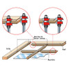Divided Lite Cabinet Door 1/8 R X 1/2 S.