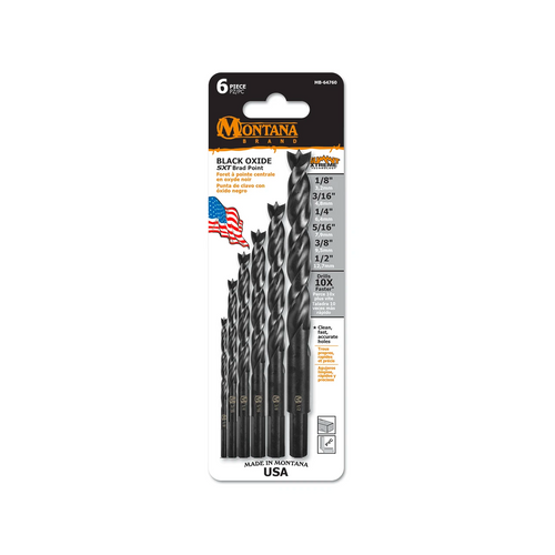 X29 Brad Point 6 Piece Set