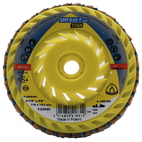 SMT850 Titan 80 Grit 4.5" Flap Disc