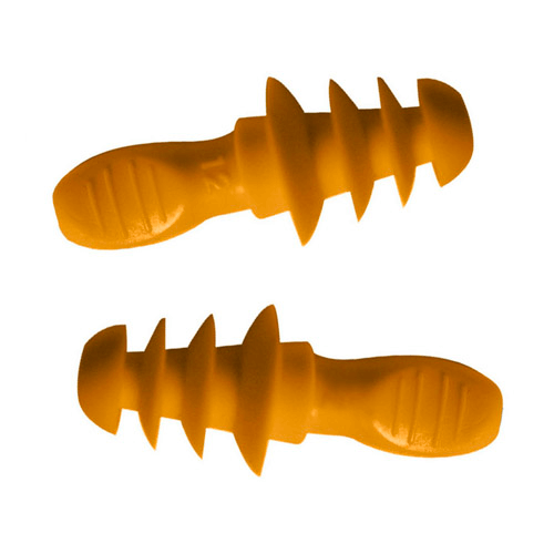 Four Flange Earplugs Uncorded 10 Pair.