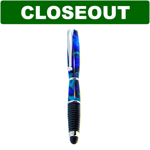 Soft Grip Pocket Stylus Chrome.