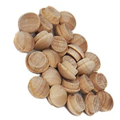 Birch Button Plug 3/8" 25pk.