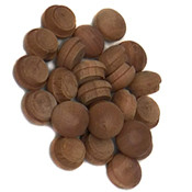 Cherry Button Plug 1/2" 25pk.