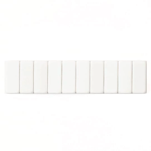 Blackwing Replacement Erasers, White.