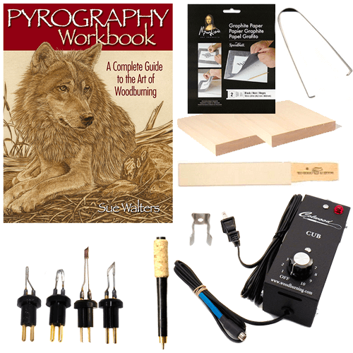 Deluxe Woodburning / Pyrography Kit.