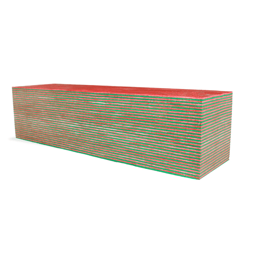 PLY BLANK 2 X 2 X 12" HOLIDAY CHEER +.