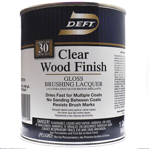 Deft Clear Wood Finish Gloss Quart.