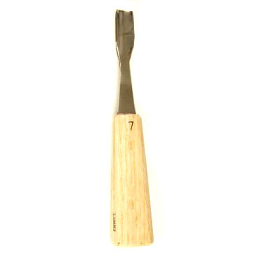 Mallet Carving Gouge #7 Sweep, 7/8".