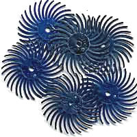3/4" Radial Bristle Discs 400 Grit 6pk