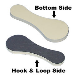 Hook & Loop Hand Holder (Bone Shaped)