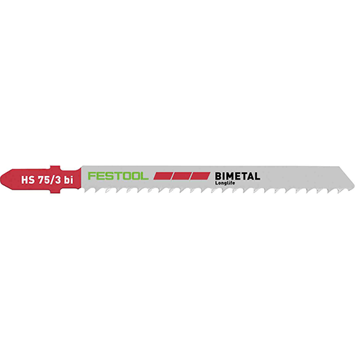 Festool Jigsaw Blade 3" X 8 TPI 5pk 204336