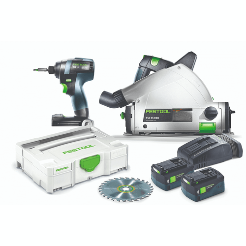 TID 18 Impact & TSC 55 Track Saw Combo