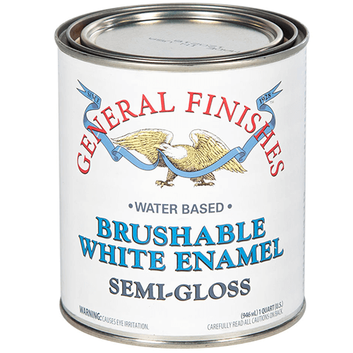 Brushable White Enamel Semi-Gloss Quart