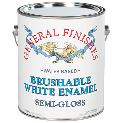 Brushable White Enamel Semi-Gloss Gallon