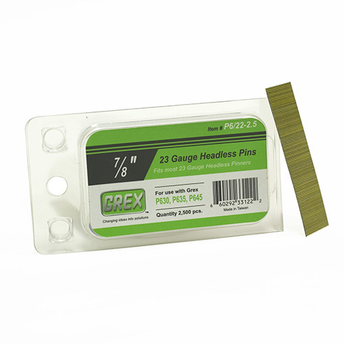 Headless Pin 23GA 7/8" (2.5M)