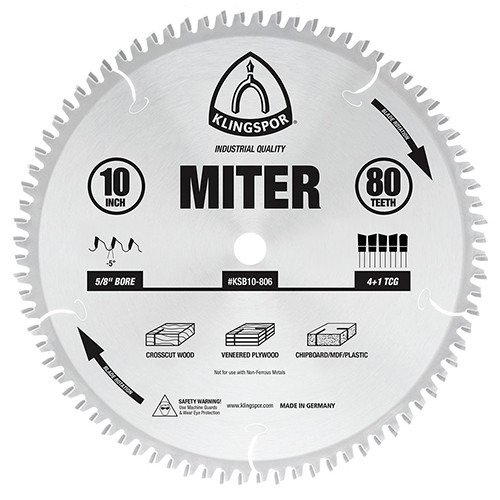 Klingspor HD Slide Miter 10X80 Blade