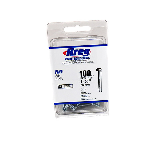 Kreg Pocket Screws 1-1/4" #6(Fine 100)