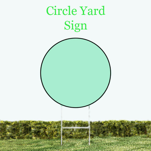 Yard Signs (Circle)