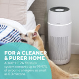 Homedics TotalClean PetPlus 5-in-1 Deluxe Tower Air Purifier