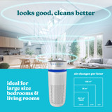 Homedics 5-in-1 TotalClean True HEPA Filtration Air Purifier [Large]