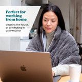 Cosy Cordless Warming Shawl