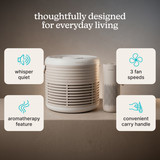 WhisperPure Home & Away Air Purifier Bundle - Beige