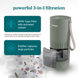 WhisperPure Home & Away Air Purifier Bundle - Green