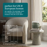 WhisperPure Home & Away Air Purifier Bundle - Green