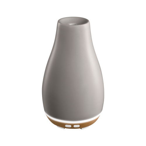 Ellia blossom ultrasonic diffuser with ambient mood lighting - grey