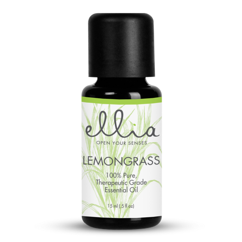 Ellia Lemongrass Essential Oil - Therapeutic Grade-Lemongrass 15 ml Bottle - Product Image - HoMedics UK