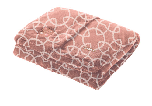 HoMedics Cordless Heated Throw in Pink