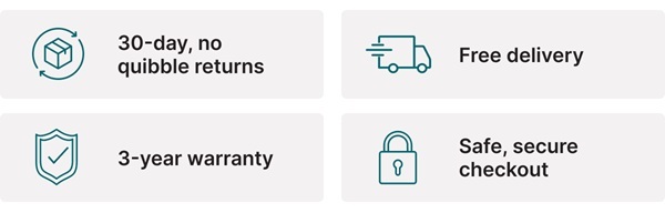 Homedics reassurance icons