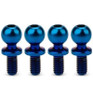 JConcepts Jci 5.5 X 6mm Revolved Titanium Ball-Stud Burnt Blue 4pc JCO5132-1