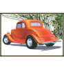 AMT 1/25 1934 F0RD 5-Window Coupe Street Rod Plastic Model Kit AMT1384