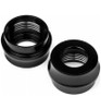 HPI Big Bore Shock Bottom Cap Black 2 pieces Vorza Flux HPI67529