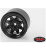 RC4WD Stamped Steel 1.0 Inch Stock Beadlock Wheels Black RC4Z-W0229