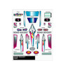 Pinecar Stick-On Decals Road Rocket PIN322