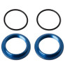 Associated 13mm Shock Collars blue aluminum ASC91928