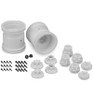 JConcepts Midwest 2.2 Mt 12mm Hex Wheel W/ Adaptors Silver 2pc. JCO3380S