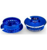 JConcepts Fin 13mm Spring Cup 0mm Off-Set Blue Fits Team Associated 13 JCO2721-1