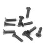 Tekno RC M3x12mm Flat Head Screws (black 10 pieces) TKR1324
