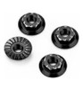 JConcepts RC10b7 M4 Low-Profile Aluminum Wheel Nut Blue 4pc Fits Vehic JCO5216-2