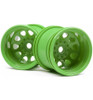 HPI Classic King Wheel Green 2.2 inch (2) HPI120039