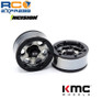 Vanquish Incision 1.9 KMC KM233 Hex Black Chrome Plastic IRC00256