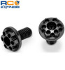 JConcepts Titanium Finnisher 3x6mm Motor Screws Black 2pc Fits 1/10th JCO25492