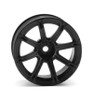 HPI Work Emotion Xc8 Wheels 26mm 9mm Offset Black 12mm hex (2) HPI3308