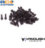 Vanquish Hex Scale Black Wheel Screw Kit 50 Pieces VPS05003