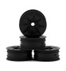 JConcepts RC10 Pioneer 2.2 Bearing Front Wheels (Black) (4) JCO3463B